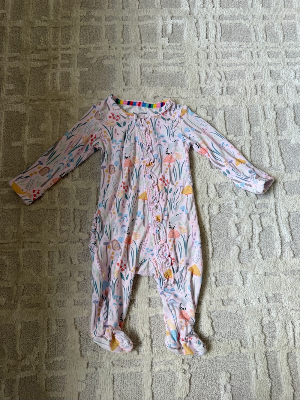 MAGNETIC ME Modal Magnetic Ruffle Footie - Picture 2 of 7
